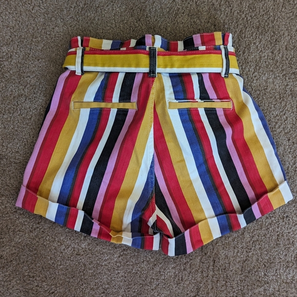 Colorful striped Express shorts - Picture 2 of 7